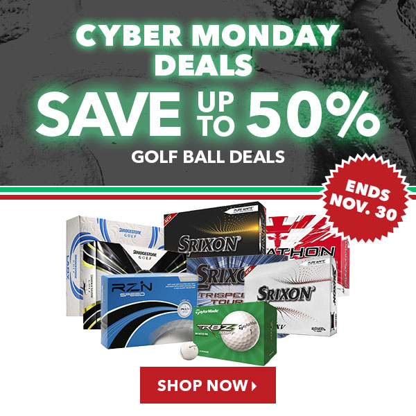SAVE UP TO 50% ON CYBER MONDAY GOLF BALL DEALS